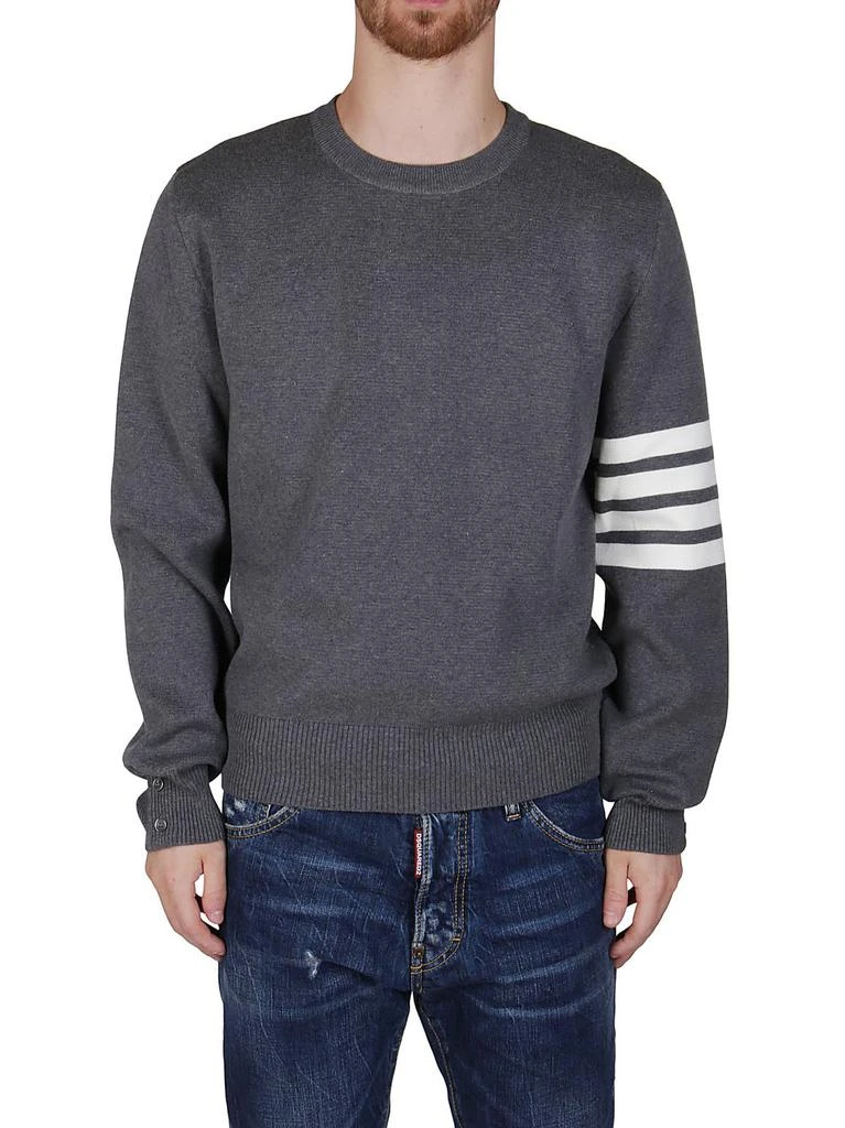 商品Thom Browne|Thom Browne 4-Bar Milano Knitted Jumper,价格¥4939,第3张图片详细描述