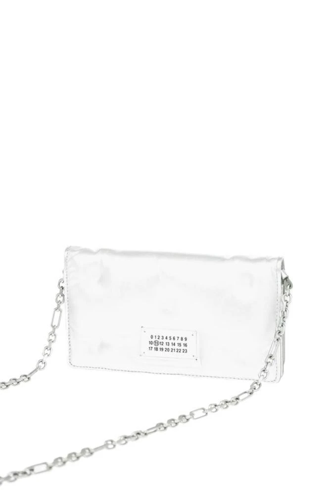 商品MAISON MARGIELA|Maison margiela women's silver other materials wallet,价格¥5755,第2张图片详细描述