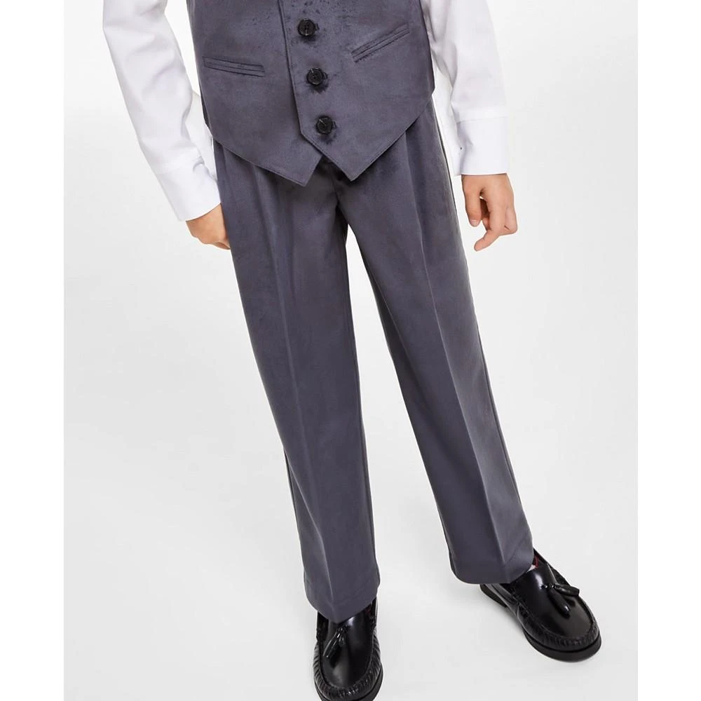 商品Calvin Klein|Little Boys Dress Shirt, Vest, Pants and Bow-Tie, 4 Piece Set,价格¥113,第4张图片详细描述