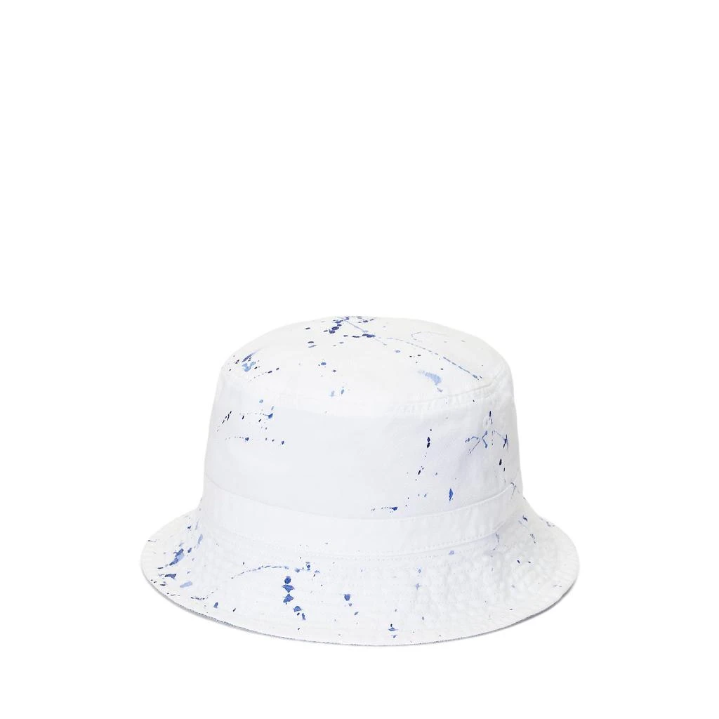 商品Ralph Lauren|Paint-Splatter Polo Bear Bucket Hat (Big Kid),价格¥268,第2张图片详细描述