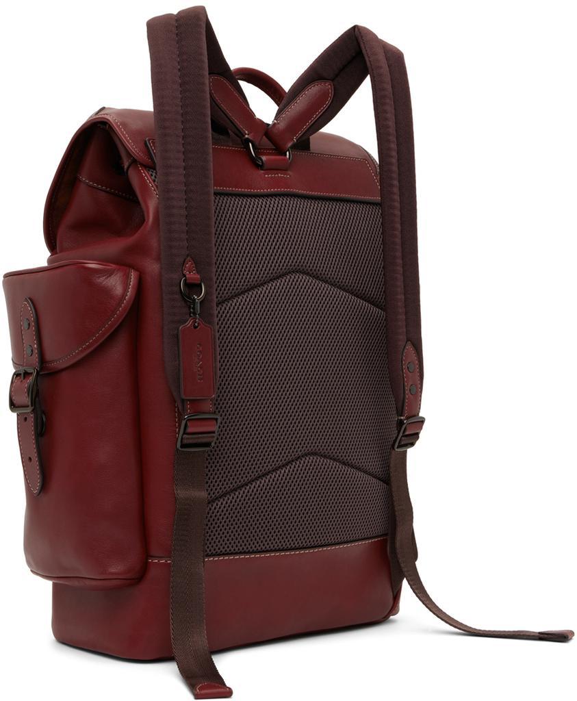 商品Coach|Burgundy Hitch Backpack,价格¥5537,第5张图片详细描述