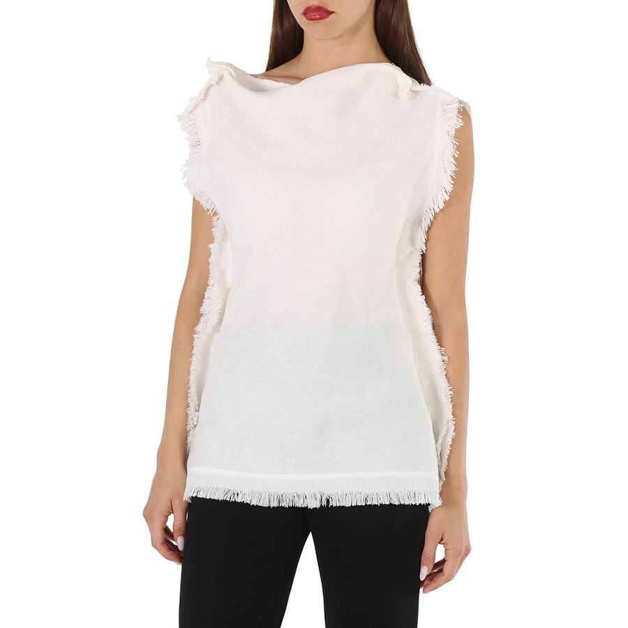 商品Marni|Ladies Fringed Sleeveless Blouse,价格¥1412,第1张图片