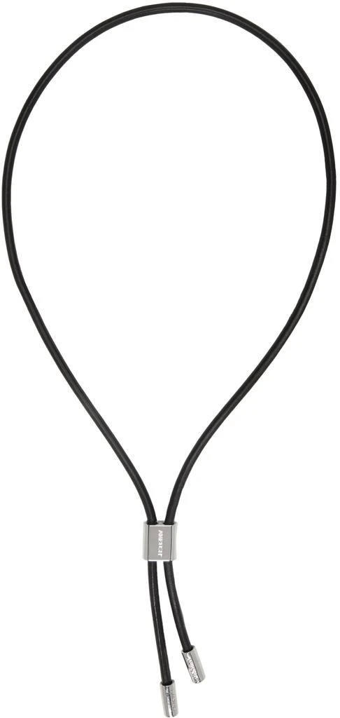 商品Ambush|Black Leather Strap Necklace,价格¥1053,第1张图片