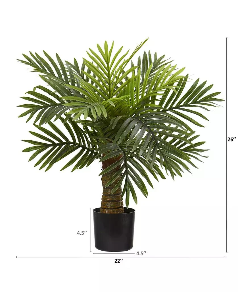 商品NEARLY NATURAL|26" Robellini Palm Artificial Tree,价格¥425,第2张图片详细描述