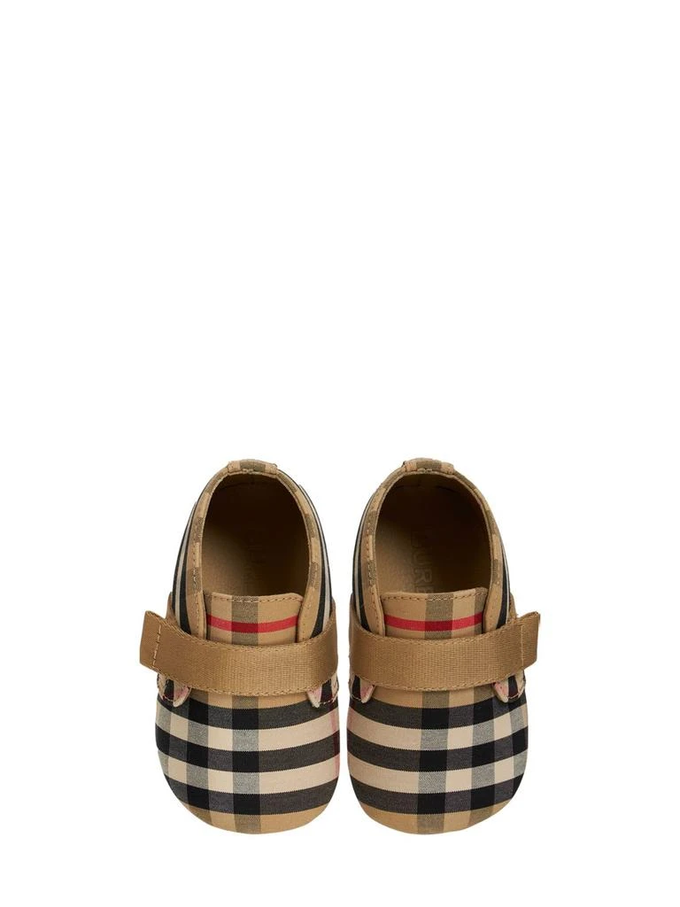 商品Burberry|Check Print Cotton Pre-walker Shoes,价格¥1460,第1张图片详细描述