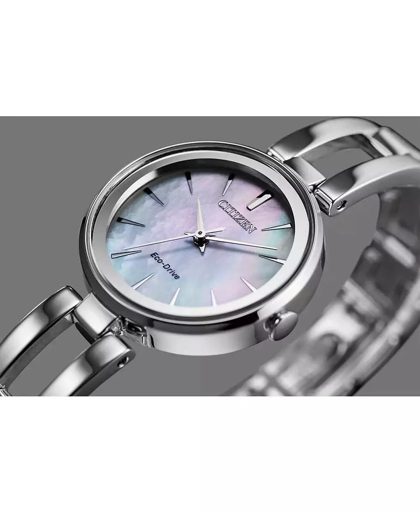 商品Citizen|Women's Eco-Drive Axiom Stainless Steel Bracelet Watch 28mm,价格¥1908,第5张图片详细描述