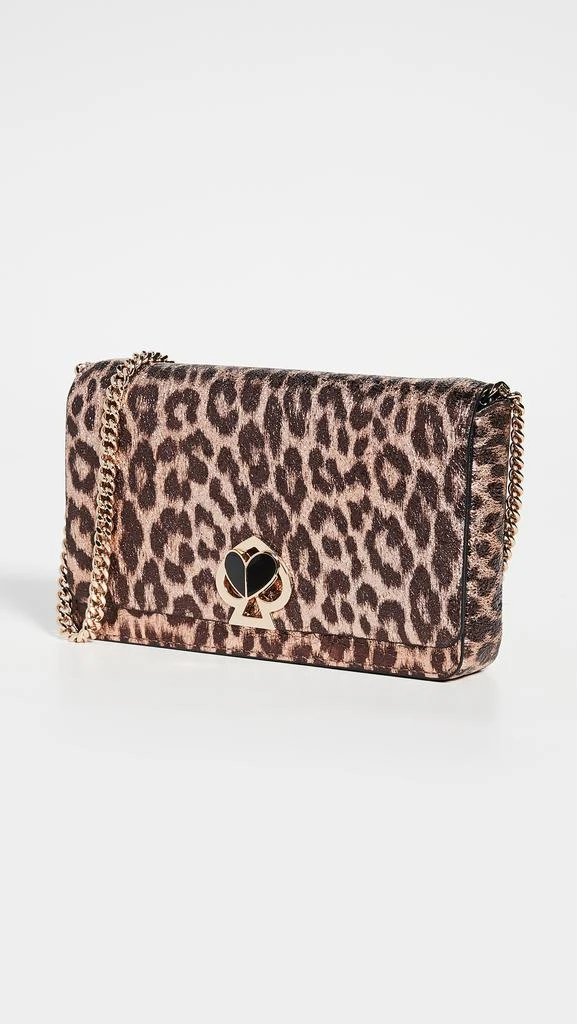 商品Kate Spade|Kate Spade New York Nicola 金属色豹纹链条钱夹,价格¥995,第2张图片详细描述