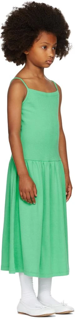 商品Gil Rodriguez|Kids Green LaPointe Dropwaist Midi Dress,价格¥171,第2张图片详细描述