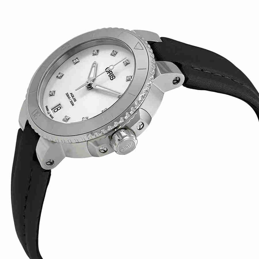 商品Oris|Oris Aquis Ladies Automatic Watch 01 733 7731 4191-07 5 18 45FC,价格¥12346,第4张图片详细描述