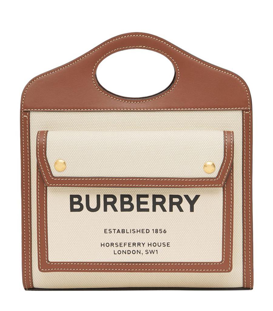 商品Burberry|Mini Horseferry Pocket Top-Handle Bag,价格¥8049,第1张图片