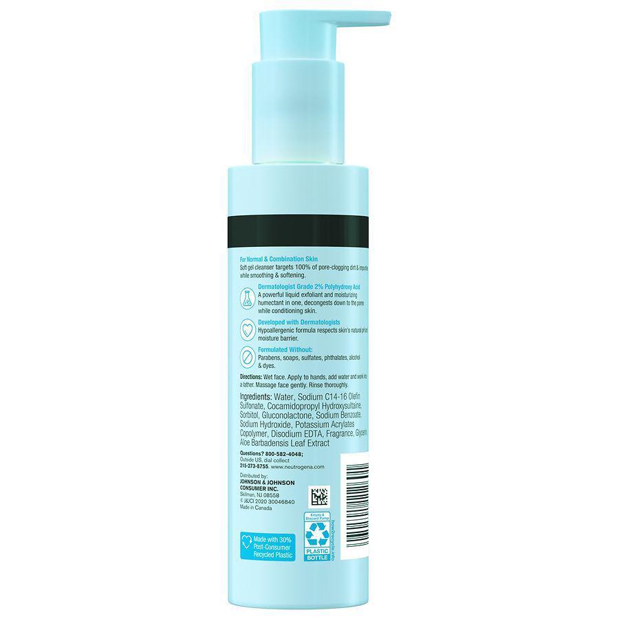 商品Neutrogena|Skin Balancing Gel Cleanser, 2% Polyhydroxy Acid,价格¥86,第6张图片详细描述