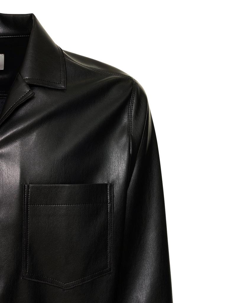 Faux Leather Shirt商品第7张图片规格展示