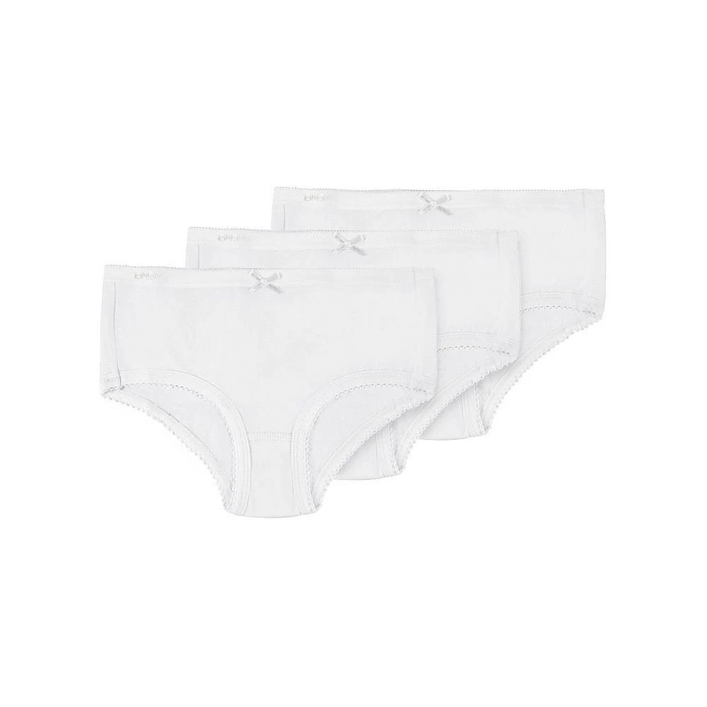 商品Memoi|3 Pack Girl's Solid Cotton Briefs Toddler|Child,价格¥150,第2张图片详细描述