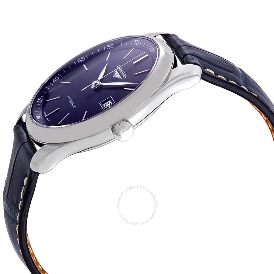 商品Longines|Master Automatic Blue Dial Blue Leather Men's Watch L27934920,价格¥11617,第2张图片详细描述