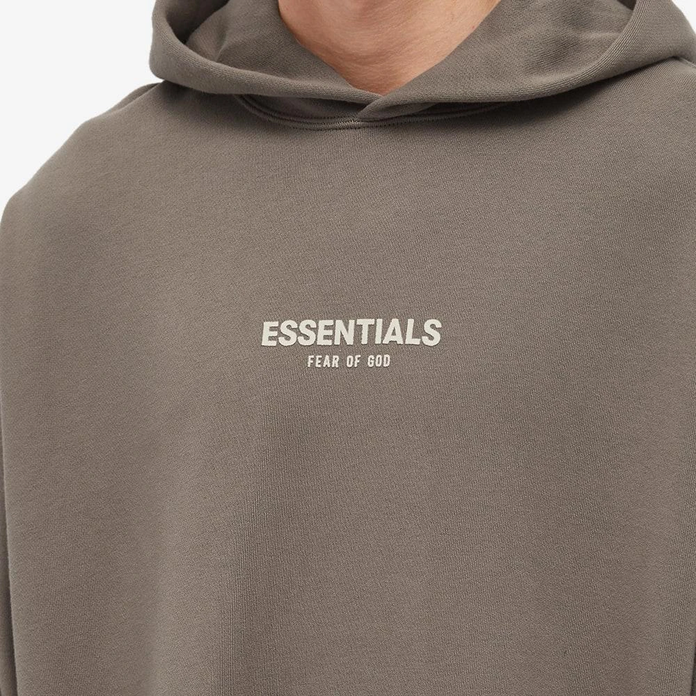 商品Essentials|Fear of God ESSENTIALS Logo Relaxed Hoody - Desert Taupe,价格¥553,第5张图片详细描述