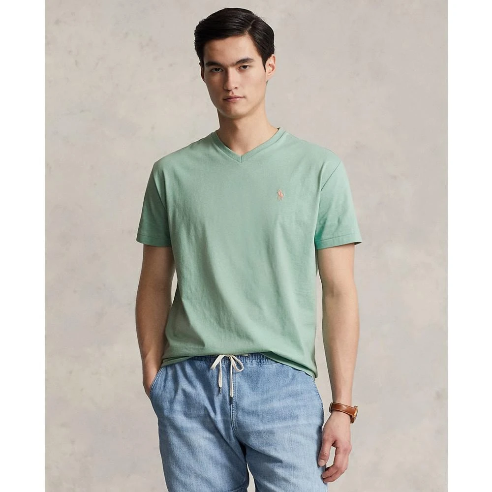 商品Ralph Lauren|Men's Classic-Fit Jersey V-Neck T-Shirt,价格¥237,第1张图片