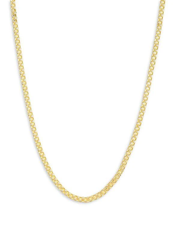 商品Saks Fifth Avenue|Build Your Own Collection 14K Yellow Gold Bismark Chain Necklace,价格¥6760,第5张图片详细描述