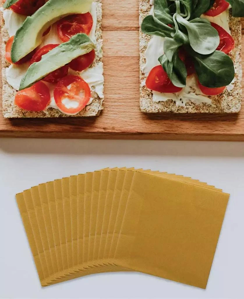商品JAM Paper|Medium Lunch Napkins - 6.5" x 6.5" - 40 Per Pack,价格¥60,第2张图片详细描述