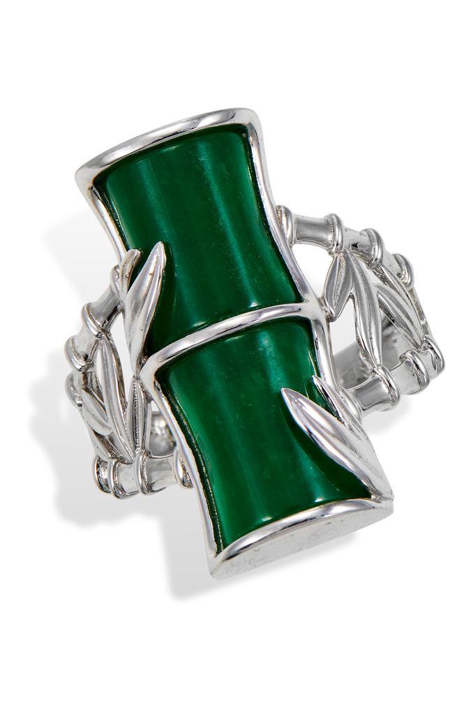 商品Savvy Cie Jewels|Sterling Jade Bamboo Ring,价格¥434,第1张图片