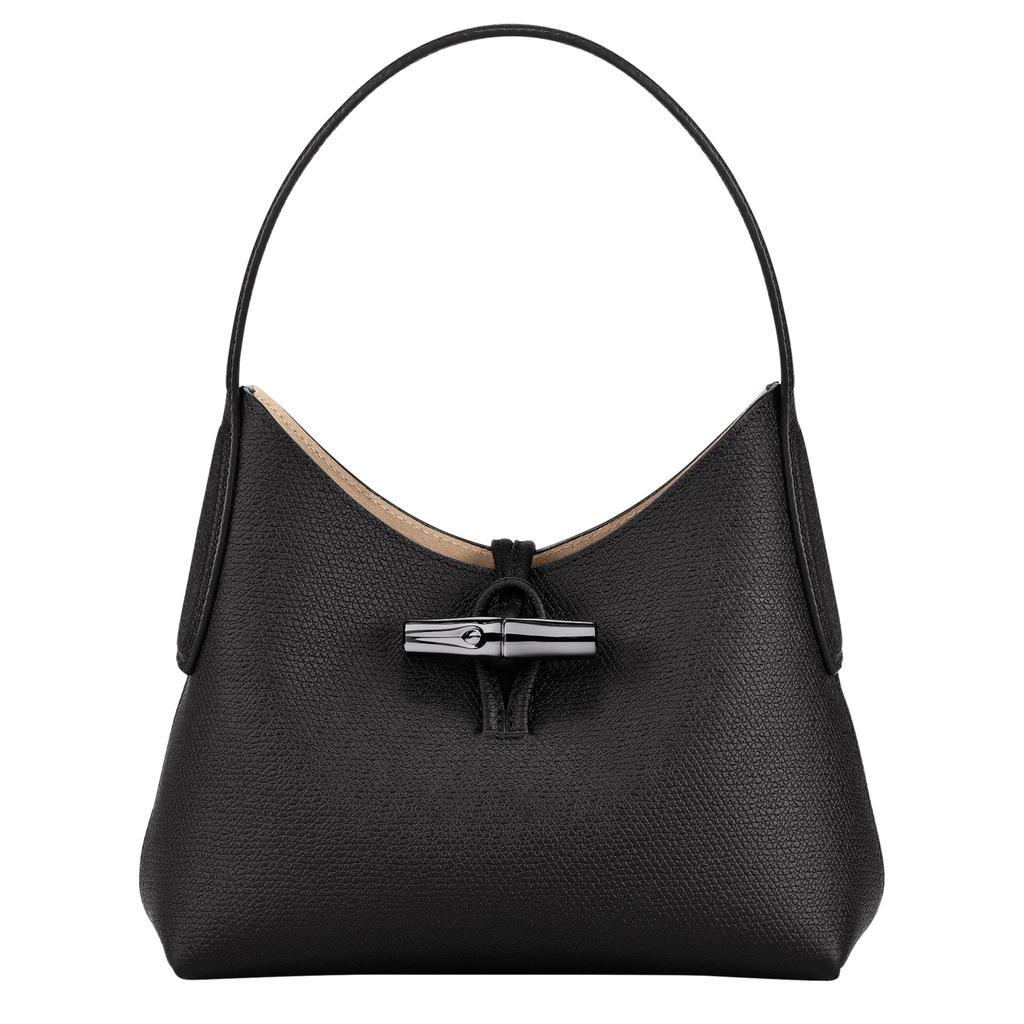 商品Longchamp|黑色竹节扣单肩包 XS Roseau ,价格¥2055-¥2213,第1张图片