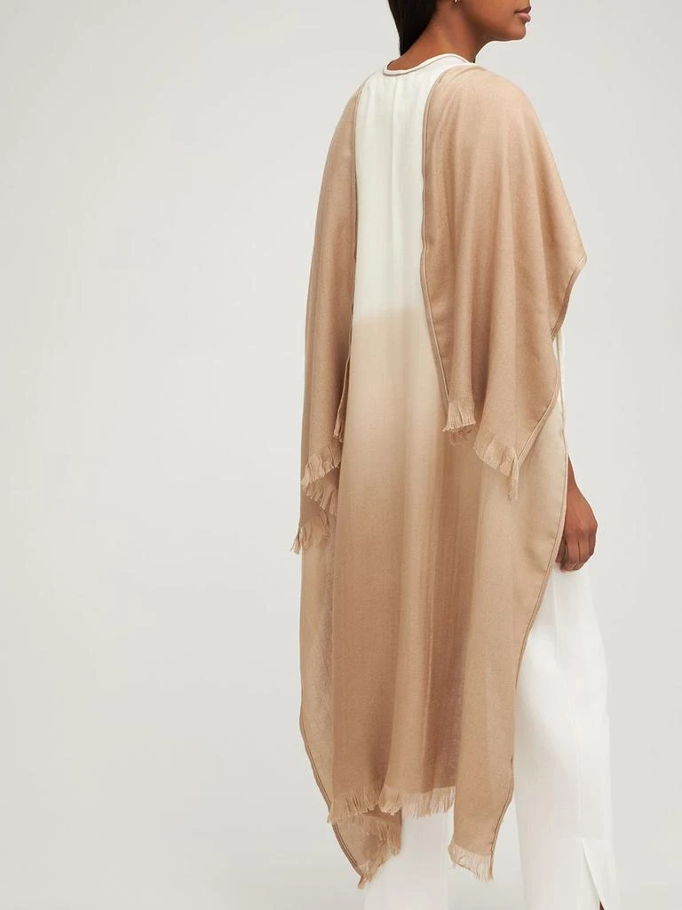 商品AGNONA|Degradé Cashmere & Silk Poncho,价格¥4793,第3张图片详细描述