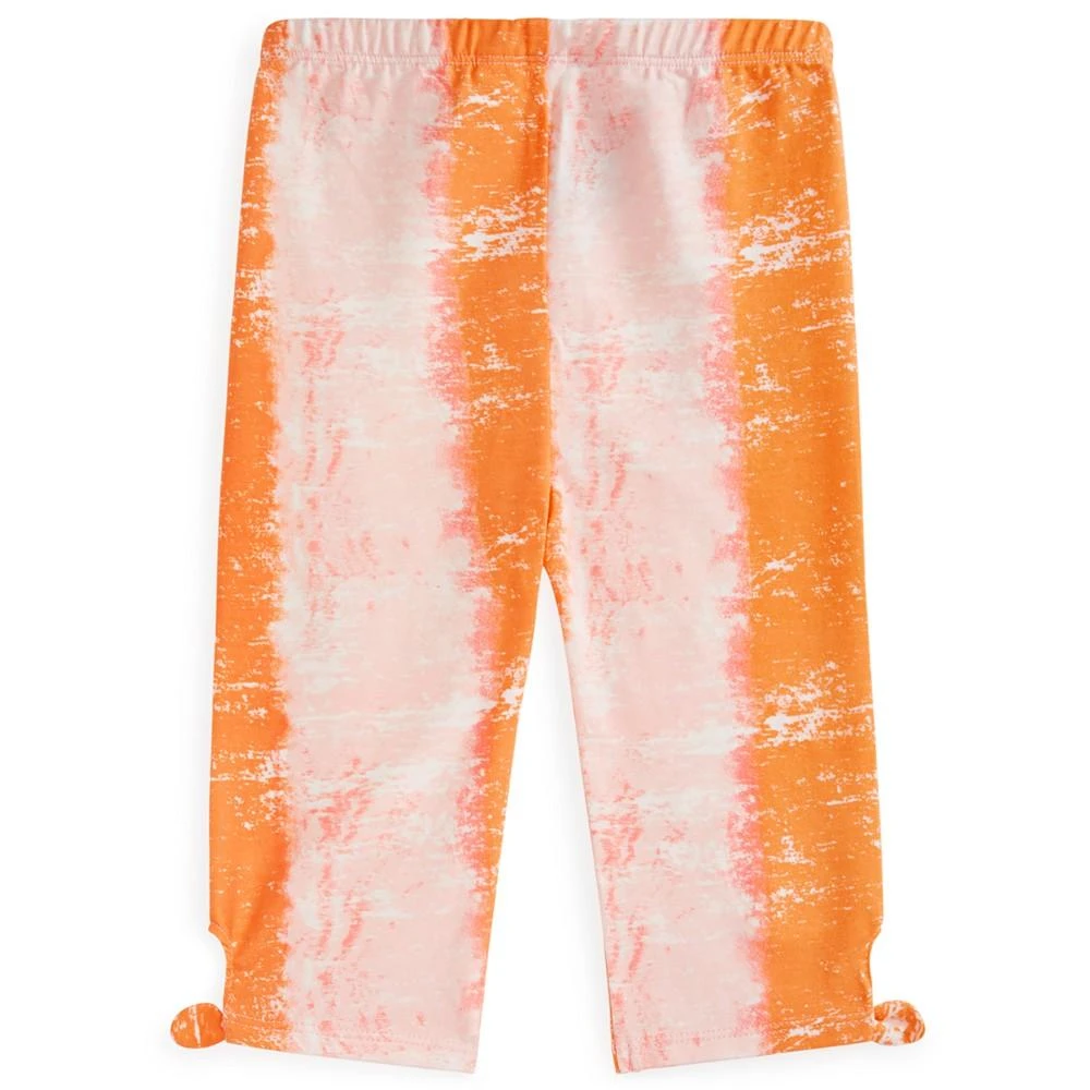 商品First Impressions|Baby Girls Patterned Ankle-Bow Capri Leggings, Created for Macy's,价格¥15,第2张图片详细描述