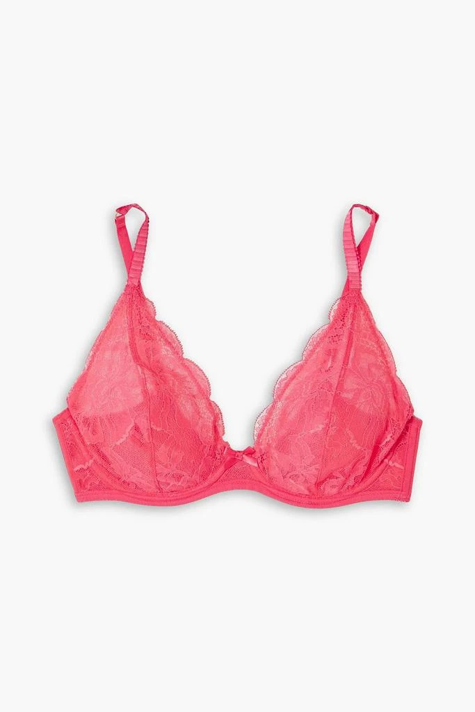 商品L'Agent by Agent Provocateur|Bernie Leavers lace and tulle underwired bra,价格¥313,第1张图片