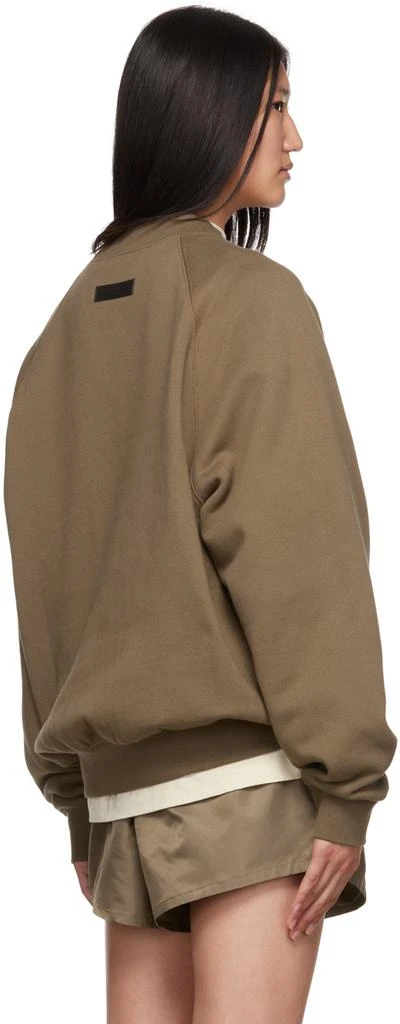 商品Essentials|Brown Crewneck Sweatshirt,价格¥404,第3张图片�详细描述