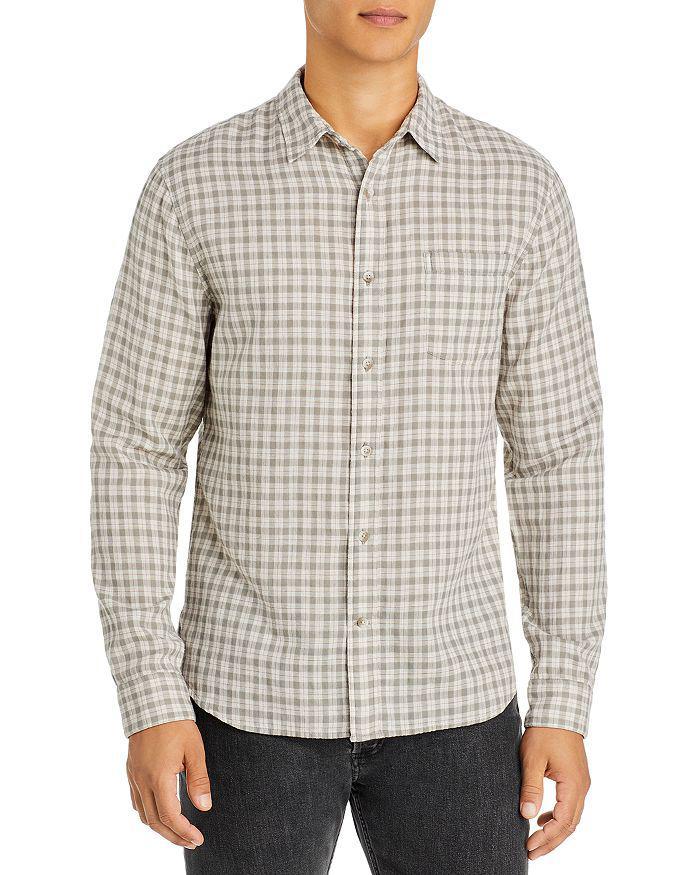 商品Vince|Desertside Long Sleeve Plaid Shirt,价格¥629,第3张图片详细描述
