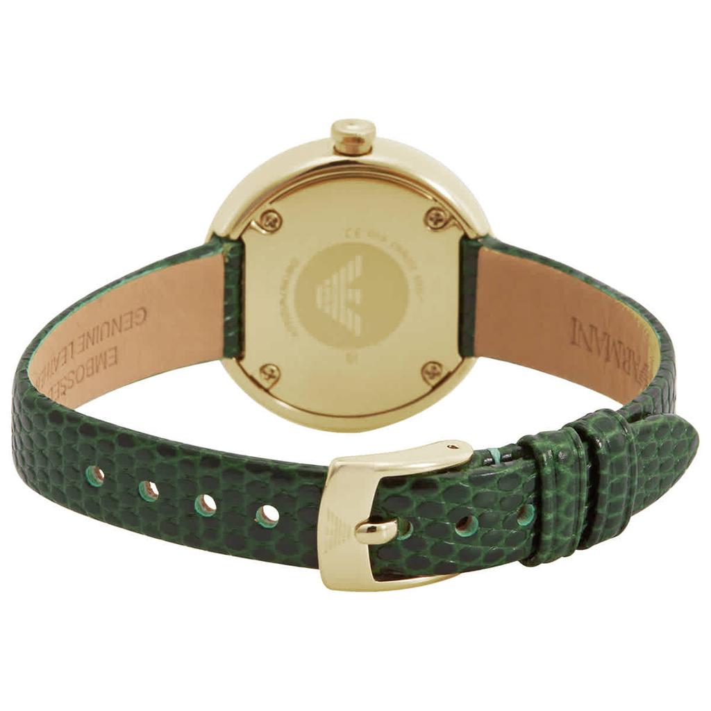 Emporio Armani Rosa Quartz Crystal Green Dial Ladies Watch AR11419商品第3张图片规格展示