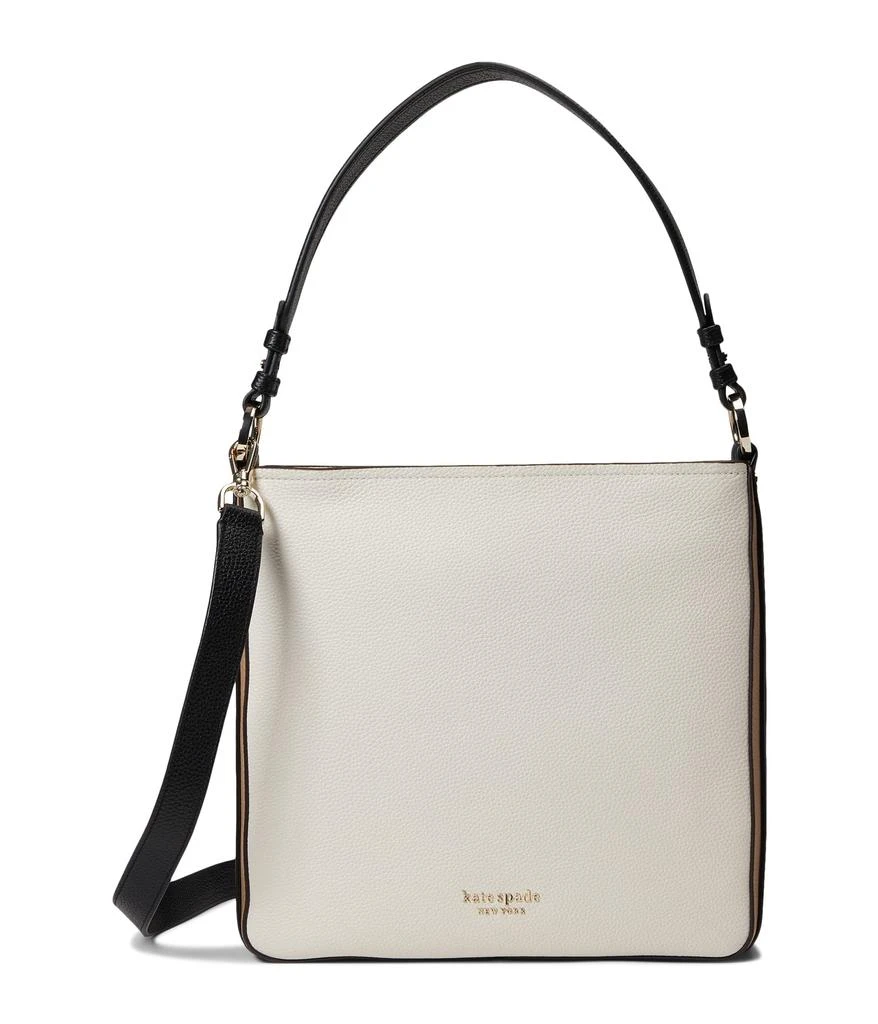 商品Kate Spade|New Core Pebble Color-Blocked Pebbled Leather Large Hobo Bag,价格¥2614,第1张图片