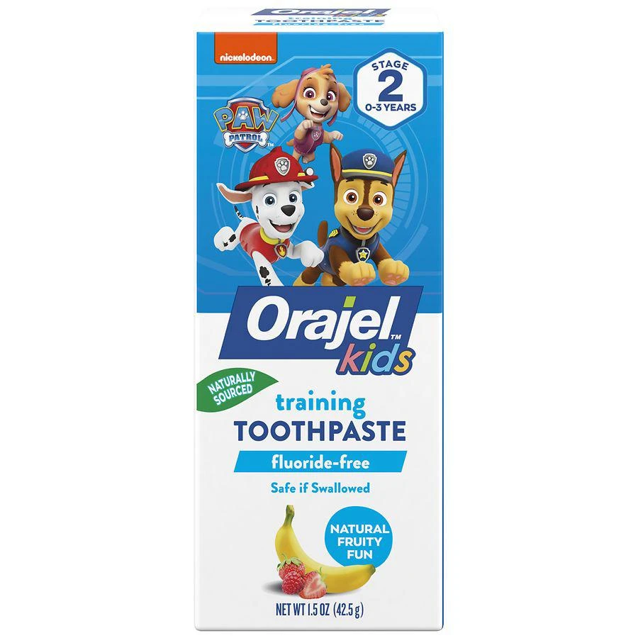 商品Orajel|无糖无氟可吞咽幼童牙膏 水果味,价格¥30,第1张图片