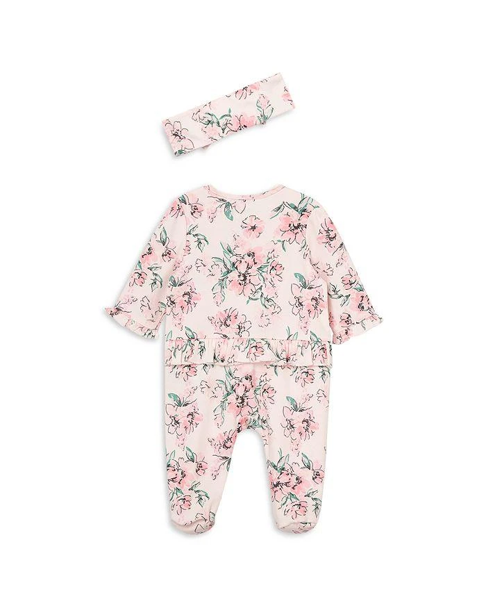 商品Little Me|Girls' Dream Floral Footie & Headband - Baby,价格¥112,第2张图片详细描述