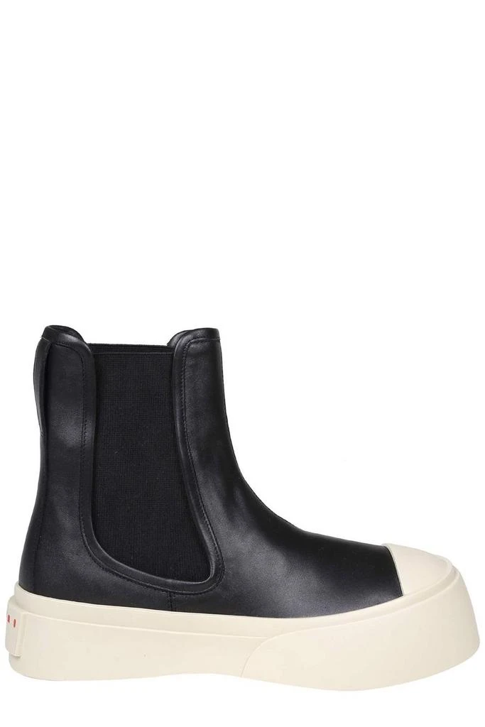 商品Marni|Marni Slip-On Round-Toe Ankle Boots,价格¥3796-¥4175,第1张图片