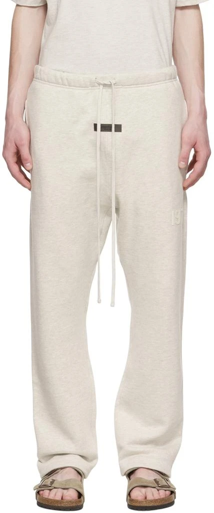 商品Essentials|Off-White Cotton Lounge Pants,价格¥472,第1张图片