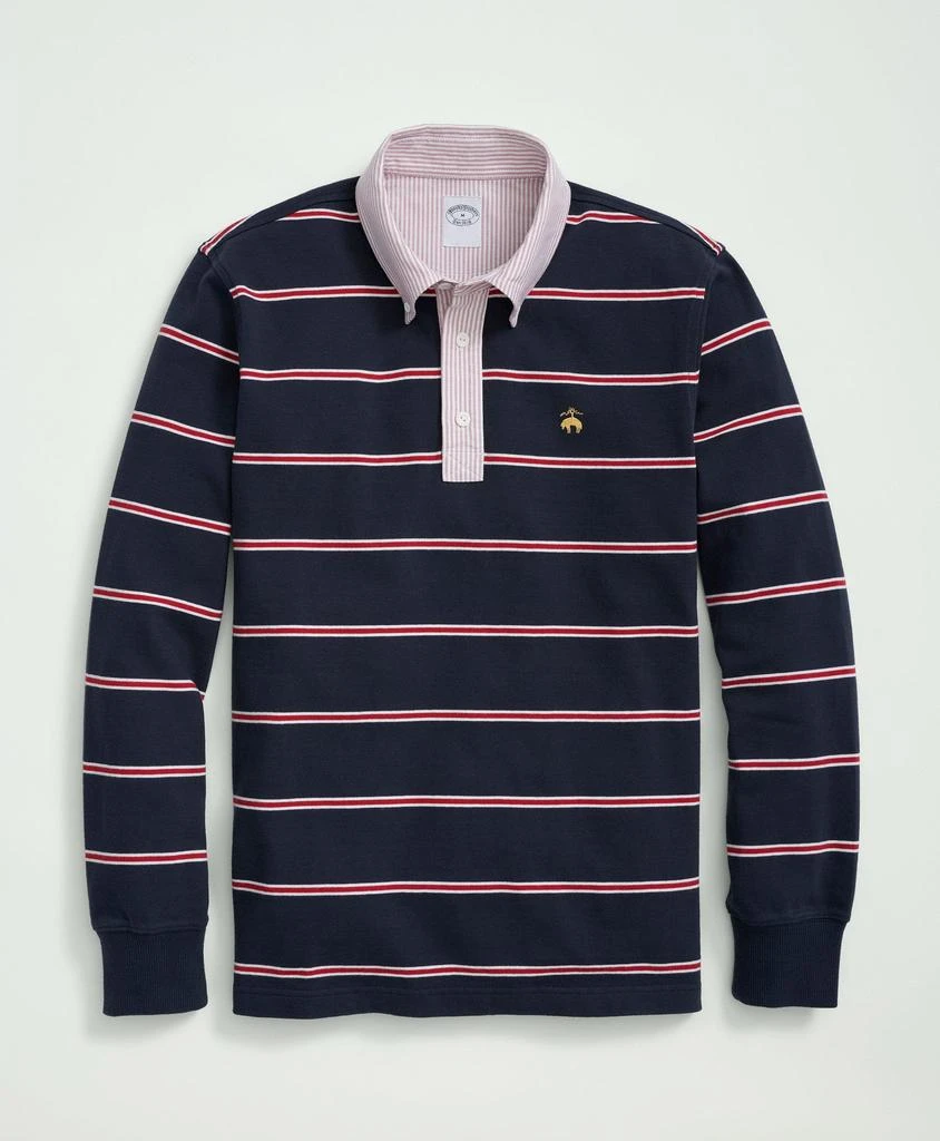 商品Brooks Brothers|Cotton BB#2 Stripe Rugby Shirt,价格¥497,第1张图片