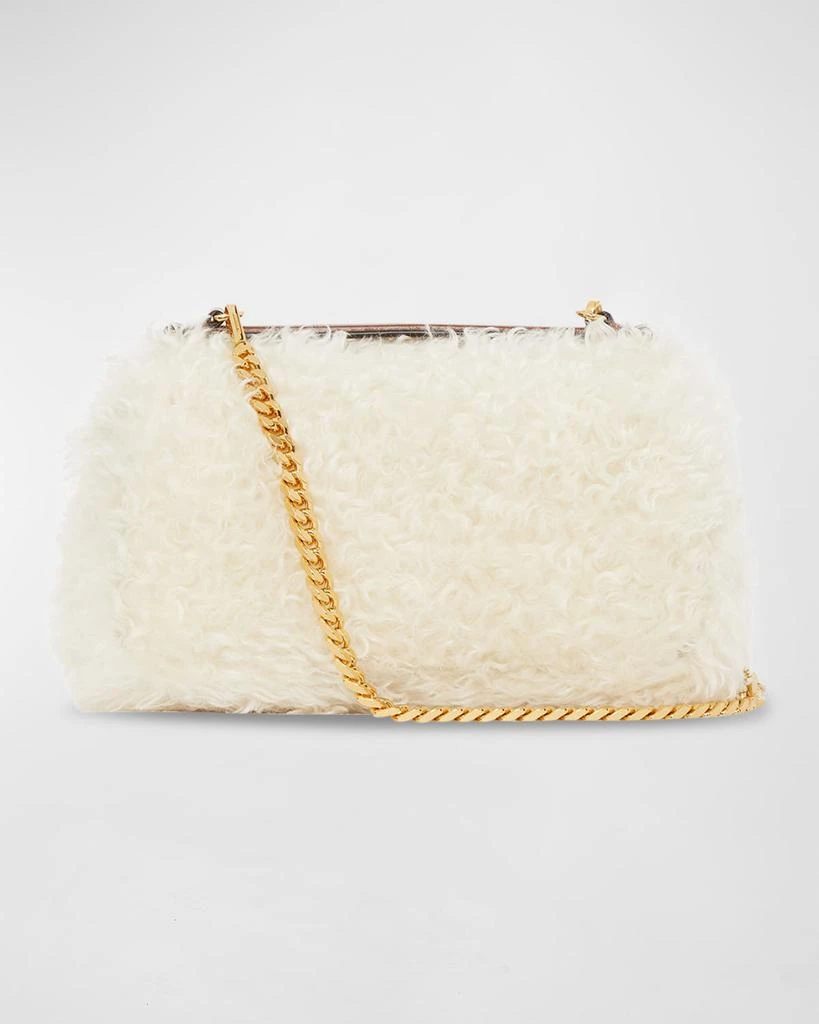 商品Burberry|Lola Small Mohair Chain Crossbody Bag,价格¥15986,第3张图片详细描述