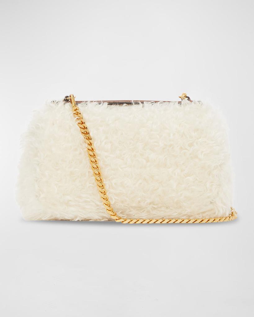 商品Burberry|Lola Small Mohair Chain Crossbody Bag,价格¥24096,第5张图片详细描述