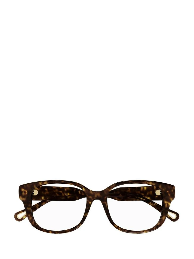 商品Chloé|Chloé Eyewear Rectangle Frame Glasses,价格¥1759,第1张图片