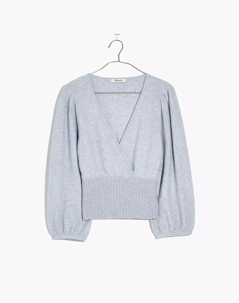 Wrap V-Neck Sweater in Coziest Yarn商品第5张图片规格展示