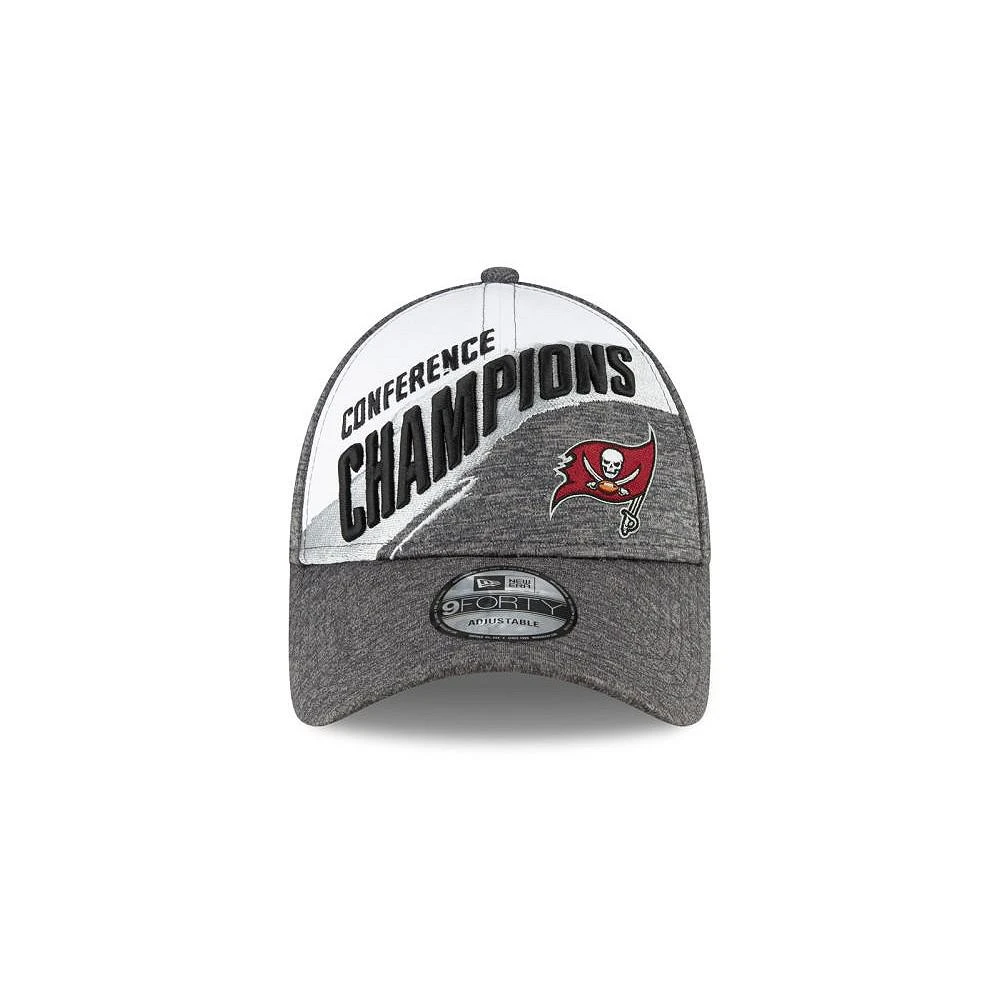 商品New Era|Tampa Bay Buccaneers Super Bowl LV Conference Champ Locker Room 9FORTY Cap,价格¥262,第1张图片