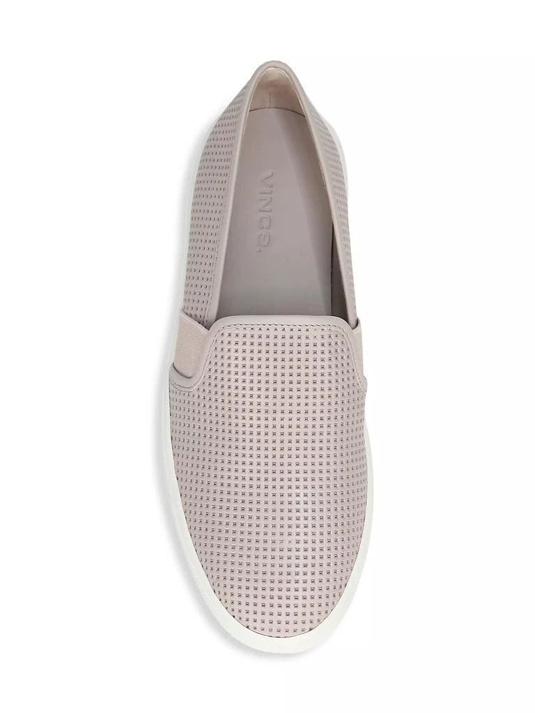 商品Vince|Blair Perforated Leather Slip-On Sneakers,价格¥855,第5张图片详细描述