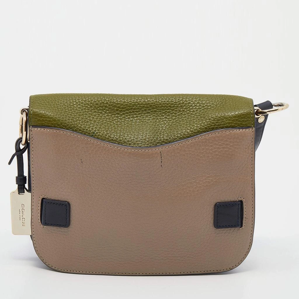 商品[二手商品] Coach|Coach Multicolor Leather Small Swagger Crossbody Flap Bag,价格¥821,第4张图片详细描述