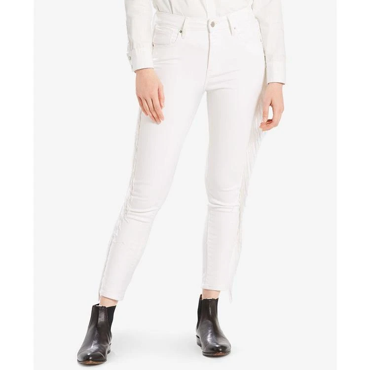 商品Levi's|® Limited 721 Fringe-Trim Skinny Ankle Jeans, Created for Macy's,价格¥148,第1张图片