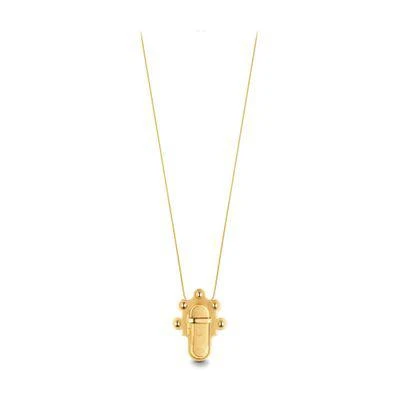 商品Louis Vuitton|Trunk Lock Pendant Necklace and Brooch,价格¥4277,第1张图片