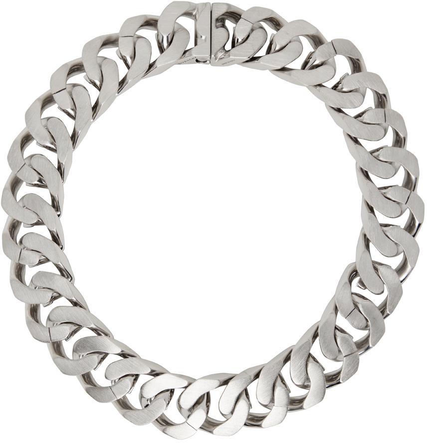 商品Givenchy|Black Crystal Lock Necklace,价格¥7636,第1张图片