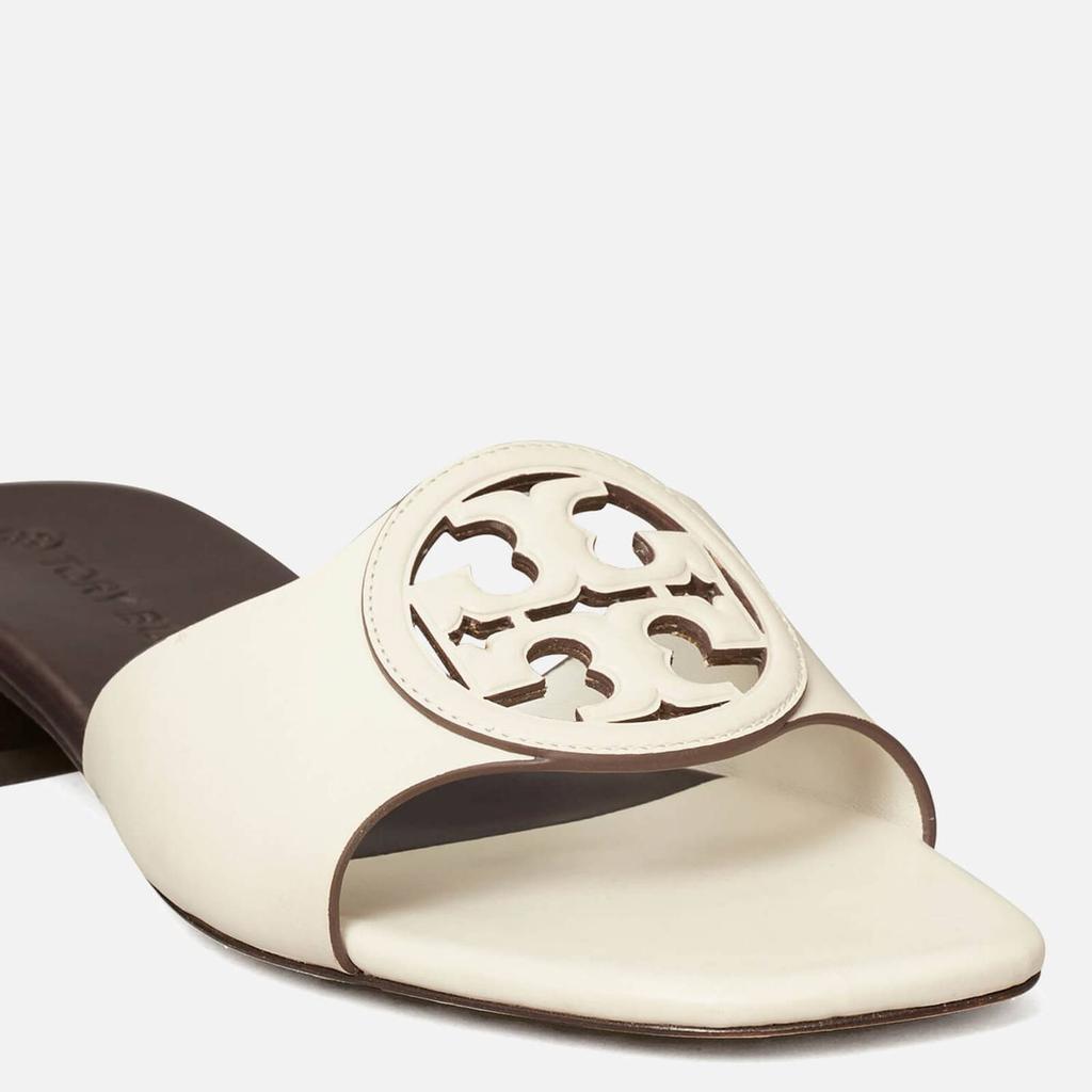 商品Tory Burch|Tory Burch Women's Miller Slindiae Block Heeled Sandals - New Ivory,价格¥1484,第6张图片详细描述