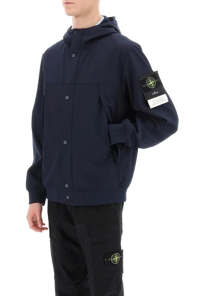 商品Stone Island|light soft shell-r hooded jacket,价格¥2624,第4张图片详细描述