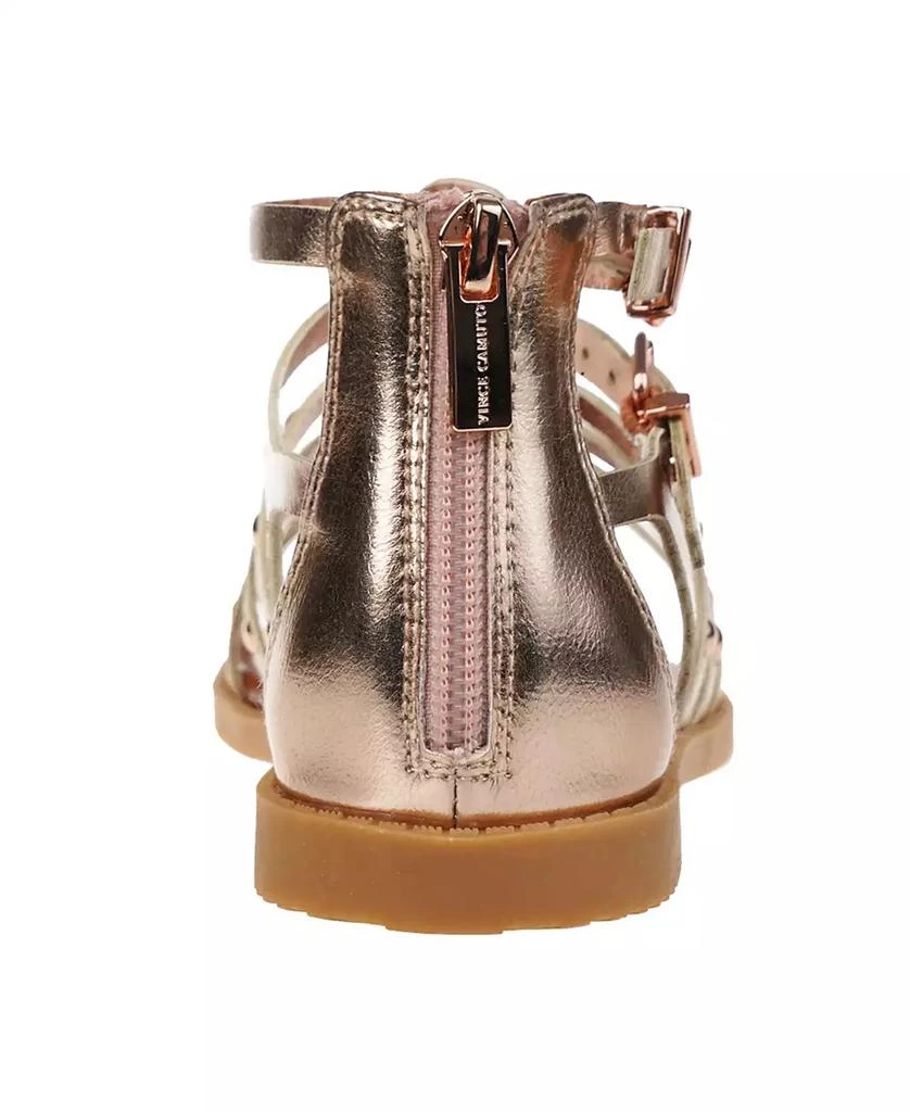 商品Vince Camuto|Big Girl's Fashion Sandal Metallic PU Upper and Dome Stud Detail Polyurethane Sandals,价格¥216,第5张图片详细描述