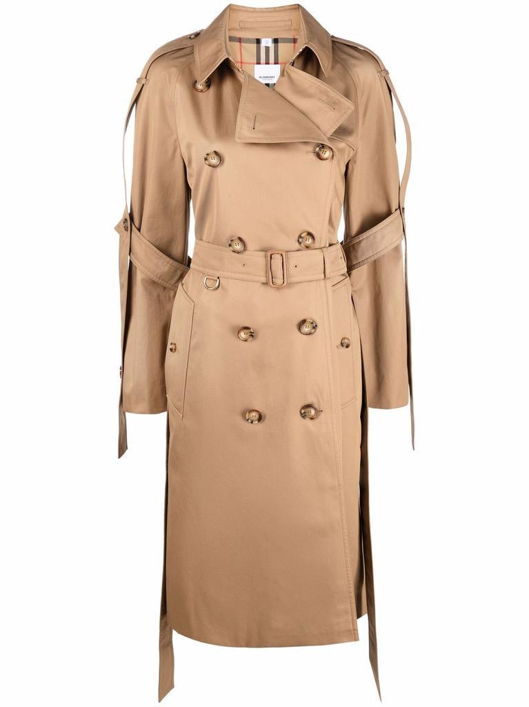 商品Burberry|BURBERRY - Bramber Cotton Trench Coat,价格¥16530,第1张图片